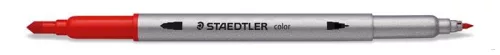 Filctoll készlet, 0,8/3,0 mm, kétvégű, STAEDTLER® "3200", 72 különböző szín