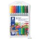 Filctoll készlet, 1-3 mm, kétvégű, kimosható, STAEDTLER "Noris® 320", 10 különböző szín