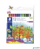 Filctoll készlet, 1 mm, STAEDTLER "325", 12 különböző szín
