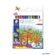 Filctoll készlet, 1 mm, STAEDTLER "325", 12 különböző szín