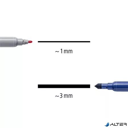 Filctoll készlet, 1/3 mm, kétvégű, STAEDTLER® '3280', 20 különböző szín