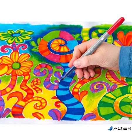 Filctoll készlet, 1/3 mm, kétvégű, STAEDTLER® '3280', 20 különböző szín