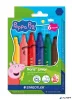 Filctoll készlet, 2,5 mm, kimosható, jumbo, STAEDTLER „Noris® junior 329”, Peppa malac, 6 szín