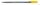 Tűfilc, 0,3 mm, STAEDTLER "Triplus 334", sárga