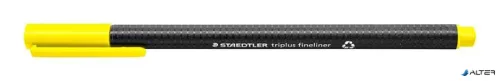Tűfilc, 0,3 mm, STAEDTLER "Triplus 334", sárga