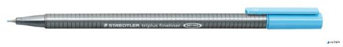 Tűfilc, 0,3 mm, STAEDTLER "Triplus 334", vízkék