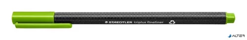 Tűfilc, 0,3 mm, STAEDTLER "Triplus 334", világoszöld