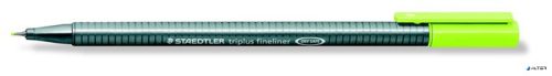 Tűfilc, 0,3 mm, STAEDTLER 'Triplus 334', limezöld