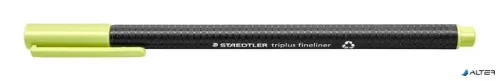 Tűfilc, 0,3 mm, STAEDTLER 'Triplus 334', limezöld