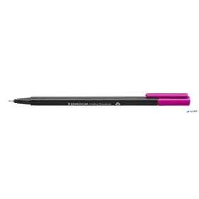   Tűfilc, 0,3 mm, STAEDTLER "Triplus 334", sötétmályva