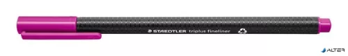 Tűfilc, 0,3 mm, STAEDTLER "Triplus 334", sötétmályva