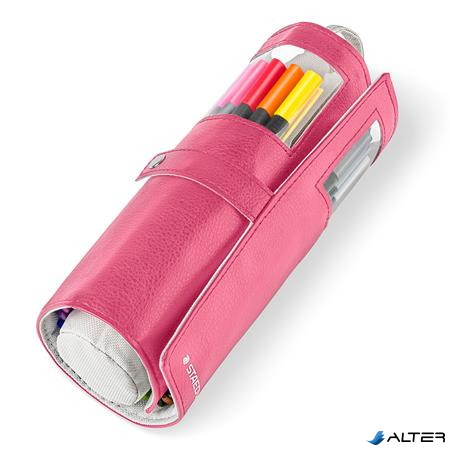 Tűfilc készlet feltekerhető tolltartóban vegyes színekben, 0,3 mm, STAEDTLER "Triplus® 334", 20 különböző szín
