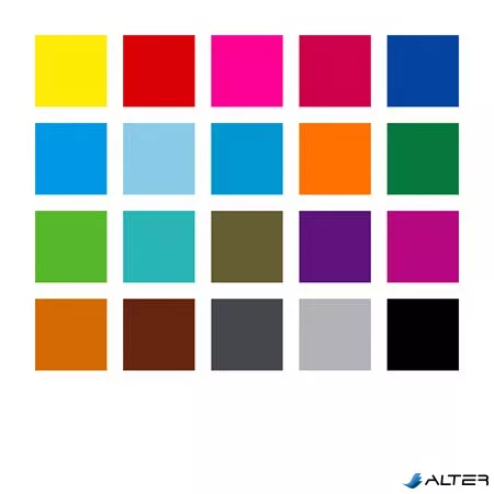 Tűfilc készlet feltekerhető tolltartóban vegyes színekben, 0,3 mm, STAEDTLER 'Triplus® 334', 20 különböző szín