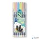 Tűfilc készlet, 0,3 mm, STAEDTLER 'Triplus® 334', 6 különböző pasztell szín
