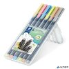 Tűfilc készlet, 0,3 mm, STAEDTLER "Triplus® 334", 6 különböző pasztell szín