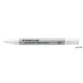   Krétamarker, 2,4 mm, kúpos, STAEDTLER "Lumocolor® 344", fehér