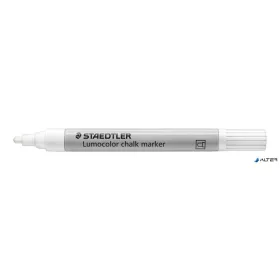   Krétamarker, 2,4 mm, kúpos, STAEDTLER "Lumocolor® 344", fehér
