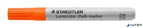 Krétamarker készlet, 2,4 mm, kúpos, STAEDTLER "Lumocolor® chalk marker 344", 5 különböző szín