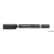 Alkoholos marker, 0,6/1,5 mm, kúpos, kétvégű, STAEDTLER 'Lumocolor® duo 348', fekete