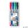 Alkoholos marker készlet, 0,6/1,5 mm, kúpos, kétvégű, STAEDTLER "Lumocolor® duo 348", 4 különböző szín