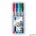 Alkoholos marker készlet, 0,6/1,5 mm, kúpos, kétvégű, STAEDTLER "Lumocolor® duo 348", 4 különböző szín