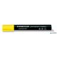 Alkoholos marker, 2-5 mm, vágott, STAEDTLER 'Lumocolor® 350', sárga