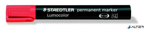 Alkoholos marker, 2-5 mm, vágott, STAEDTLER 'Lumocolor® 350', piros