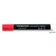 Alkoholos marker, 2-5 mm, vágott, STAEDTLER 'Lumocolor® 350', piros