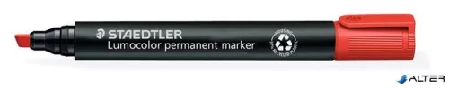 Alkoholos marker, 2-5 mm, vágott, STAEDTLER 'Lumocolor® 350', piros
