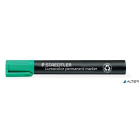   Alkoholos marker, 2-5 mm, vágott, STAEDTLER 'Lumocolor® 350', zöld