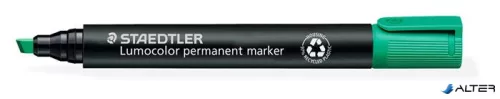 Alkoholos marker, 2-5 mm, vágott, STAEDTLER "Lumocolor® 350", zöld