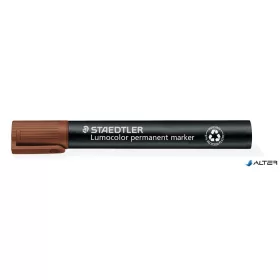   Alkoholos marker, 2-5 mm, vágott, STAEDTLER 'Lumocolor® 350', barna