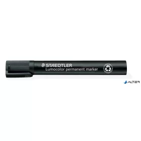   Alkoholos marker, 2-5 mm, vágott, STAEDTLER 'Lumocolor® 350', fekete