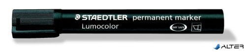 Alkoholos marker, 2-5 mm, vágott, STAEDTLER 'Lumocolor® 350', fekete