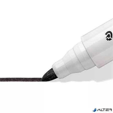 Táblamarker, 2 mm, kúpos, STAEDTLER "Lumocolor® 351", fekete