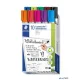 Táblamarker készlet, 2 mm, kúpos, STAEDTLER 'Lumocolor® 351', 10 különböző szín