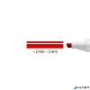 Táblamarker, 2-5 mm, vágott, STAEDTLER "Lumocolor® 351 B", piros