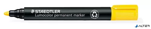 Alkoholos marker, 2 mm, kúpos, STAEDTLER 'Lumocolor® 352', sárga