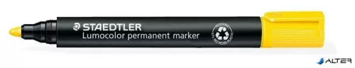 Alkoholos marker, 2 mm, kúpos, STAEDTLER "Lumocolor® 352", sárga