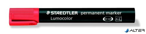 Alkoholos marker, 2 mm, kúpos, STAEDTLER 'Lumocolor® 352', piros