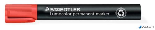 Alkoholos marker, 2 mm, kúpos, STAEDTLER "Lumocolor® 352", piros