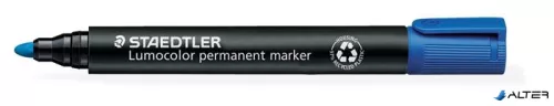Alkoholos marker, 2 mm, kúpos, STAEDTLER "Lumocolor® 352", kék