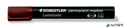Alkoholos marker, 2 mm, kúpos, STAEDTLER 'Lumocolor® 352', barna
