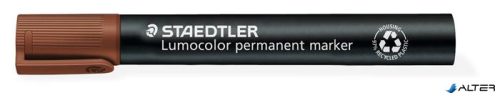 Alkoholos marker, 2 mm, kúpos, STAEDTLER "Lumocolor® 352", barna