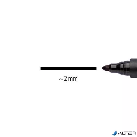 Alkoholos marker készlet, 2 mm, kúpos, STAEDTLER "Lumocolor® 352", 6 különböző szín