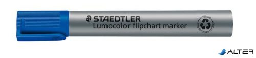 Flipchart marker, 2 mm, kúpos, STAEDTLER "Lumocolor 356", kék