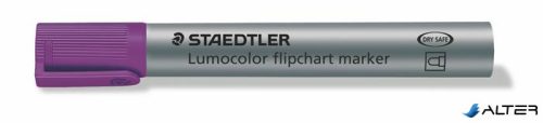 Flipchart marker, 2 mm, kúpos, STAEDTLER 'Lumocolor 356', ibolya