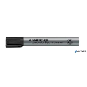   Flipchart marker, 2 mm, kúpos, STAEDTLER "Lumocolor 356", fekete