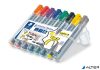 Flipchart marker vegyes készlet, 2/2-5 mm, STAEDTLER 'Lumocolor® 356', 8 különböző szín
