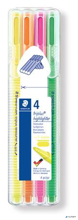 Szövegkiemelő készlet, 1-4 mm, STAEDTLER "Triplus 362", 4 különböző szín
